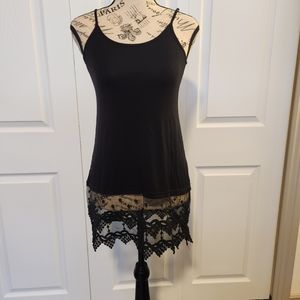 Fashionomics Cute 2 camisoles cream & black size small